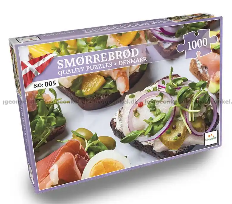 Snart slut - Danmark Smörrebröd, 1000 bitar