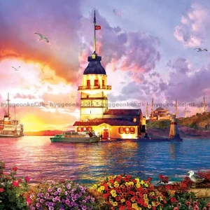 Davison Maidens Tower i Istanbul, 1000 bitar - Precis inkommet