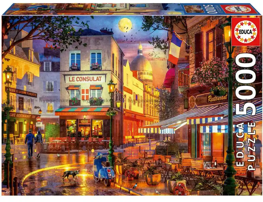 Davison Restaurang Le Consulat i Paris, 5000 bitar - Finns i lager