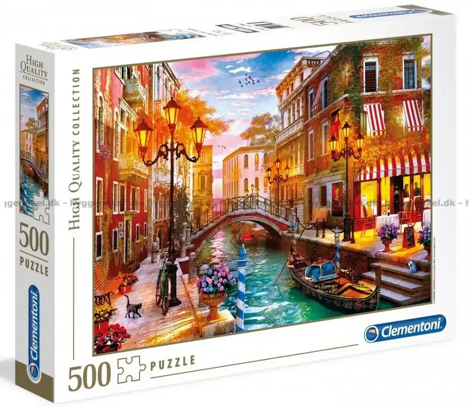 Få kvar i lager - Davison Solnedgång over Venedig, 500 bitar