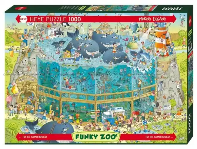 Degano Funky Zoo - Akvarium, 1000 bitar - Skaffa nu