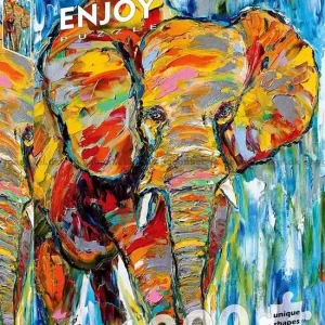 Den färgglada elefant, 1000 bitar | Försäljningssuccé