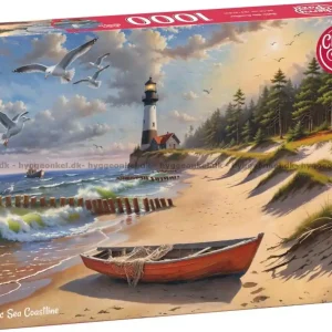 Den lilla båten på stranden, 1000 bitar - Rea