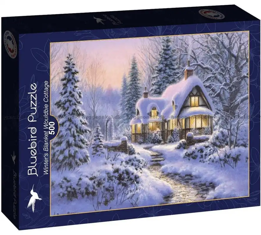 Mycket populär - Det snöiga huset, 500 bitar
