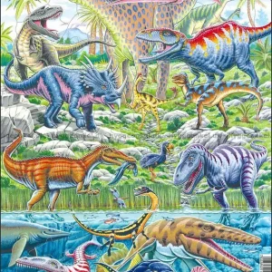 Dinosaurier - Rampussel, 70 bitar - Begränsat lager