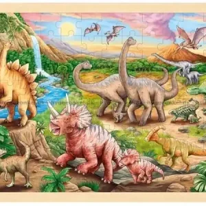 Dinosaurier på vägen - Rampussel, 96 bitar - Nyligen lanserat