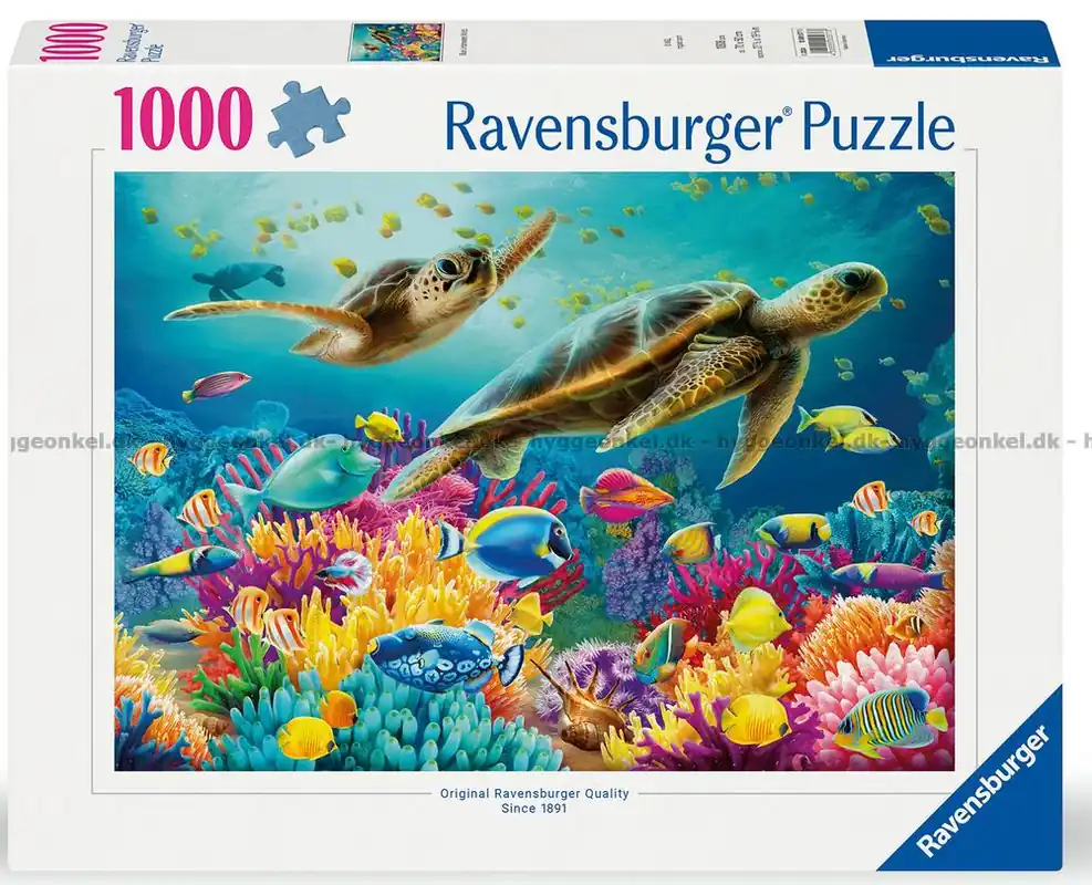 Djur i havet, 1000 bitar - Hög kvalitet