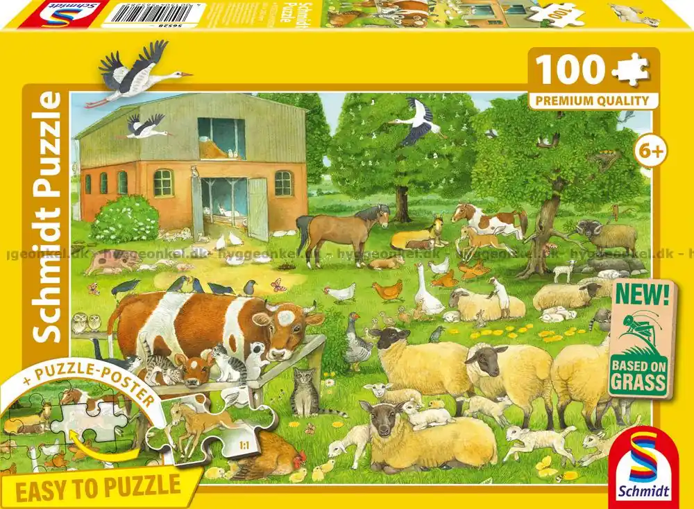 Rea - Djuren på gården, 100 bitar