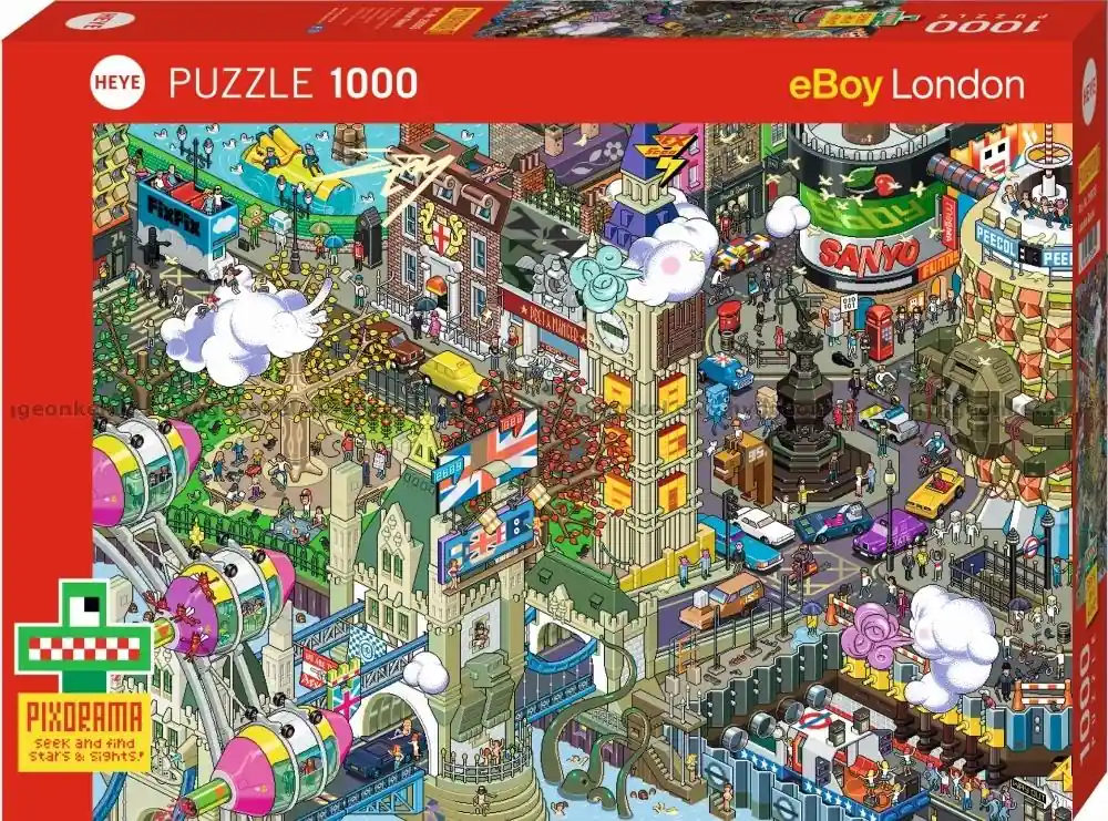 eBoy Pixorama - London, 1000 bitar | Tillverkarpris