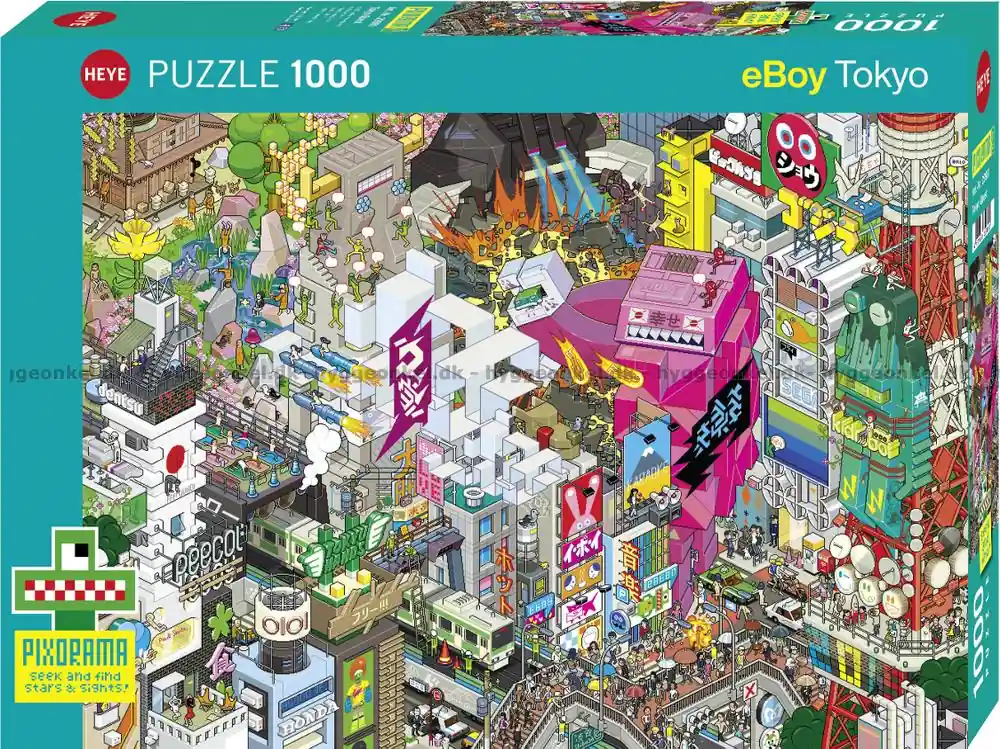 Handla nu - eBoy Pixorama - Tokyo, 1000 bitar