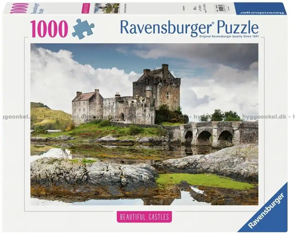 Eilean Donan slottet i Skottland, 1000 bitar - Expressleverans