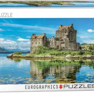 Eilean Donan-slottet i Skottland - Panorama, 1000 bitar - Direkt från fabriken