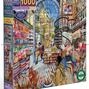 En färgstark konstbutik, 1000 bitar - Favorit