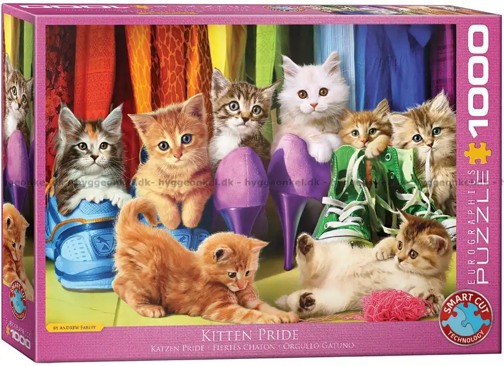 Farley Stolta kattungar, 1000 bitar - Bra pris