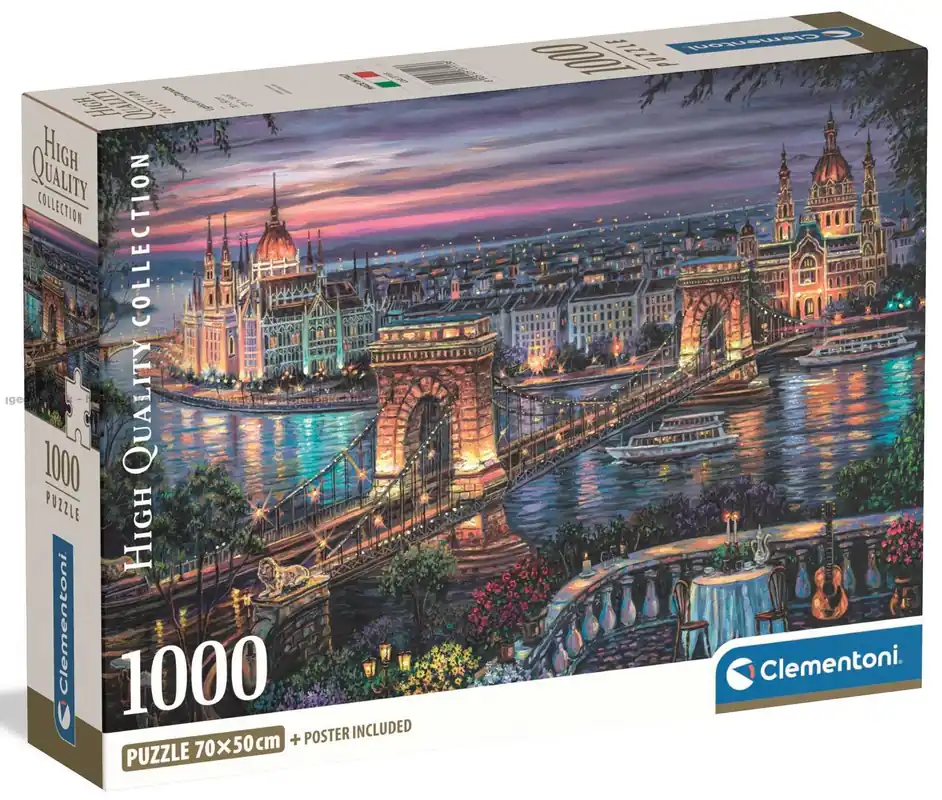 Expressfrakt | Final Ljus över Donau, Budapest, 1000 bitar