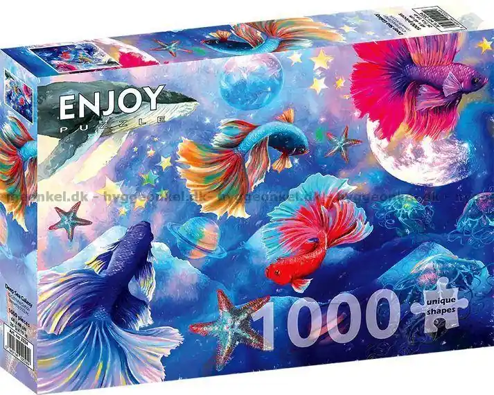 Fisk bland planeter, 1000 bitar - Väl omtyckt