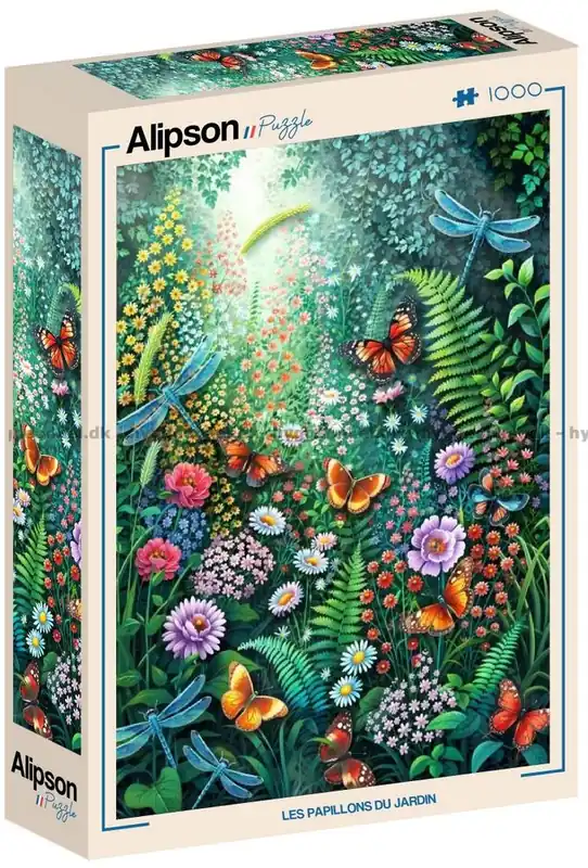 Prisnedsättning - Fjärilar i blomsterängen, 1000 bitar