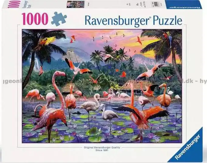 Endast ett fåtal kvar - Flamingos, 1000 bitar