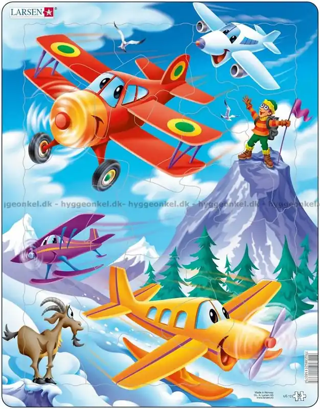 Spara mer - Flygplan - Rampussel, 20 bitar