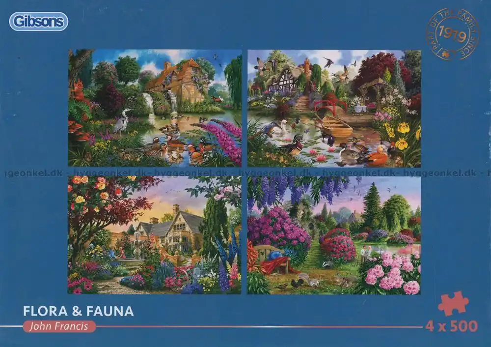 Efterfrågad | Francis Flora och fauna, 4x500 bitar