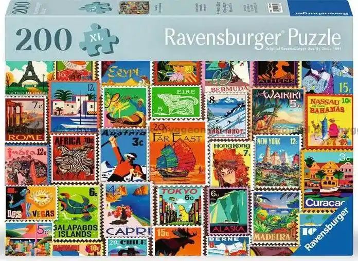 Frimärken, 200 bitar - Deal