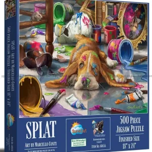 Färgglad hund, 500 bitar | Spara nu