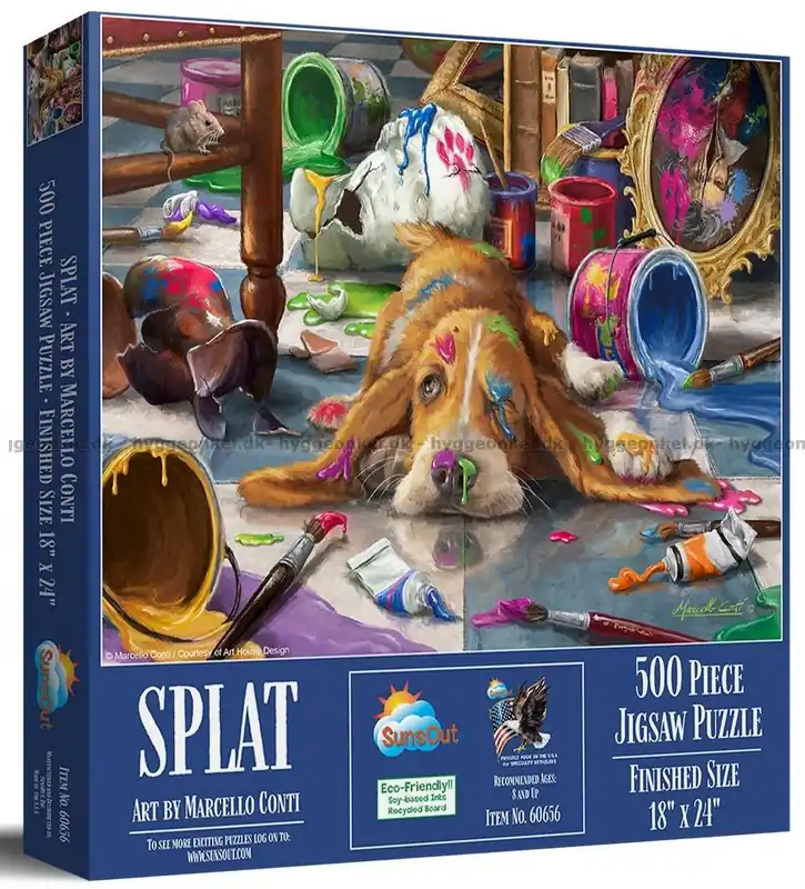 Färgglad hund, 500 bitar | Spara nu