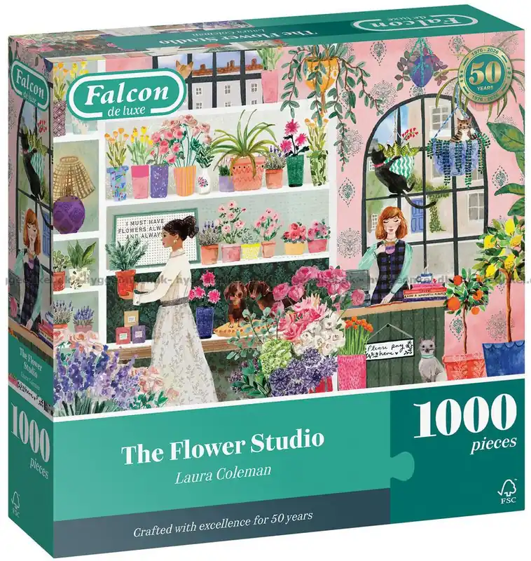 Färgglada blomsterdrömmar, 1000 bitar - Köp online