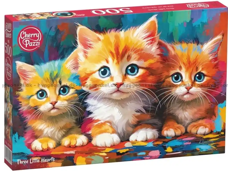 Tillverkarpris | Färgglada kattungar, 500 bitar