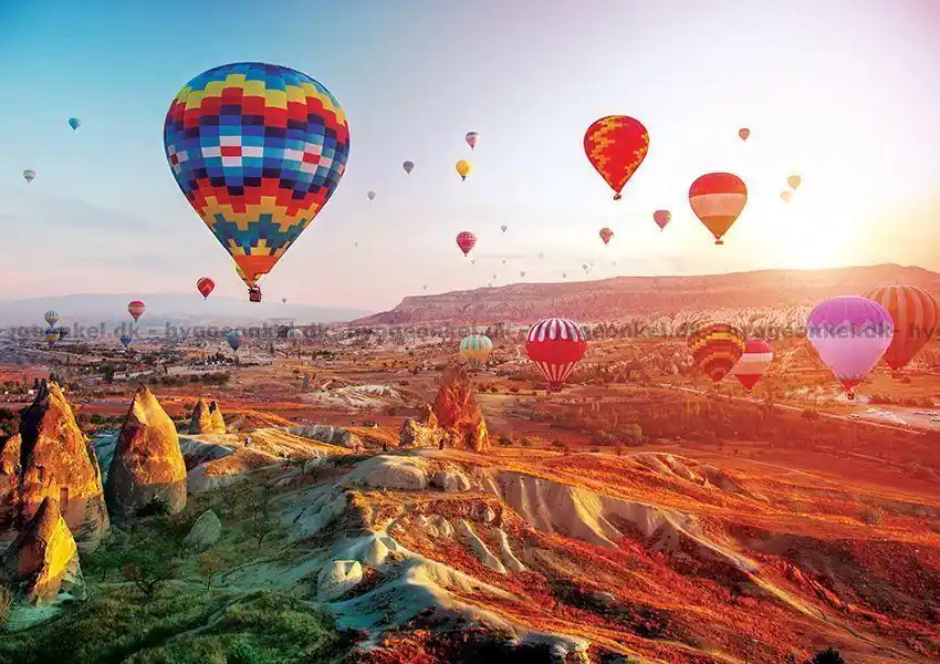 Populärt just nu | Färgglada luftballonger över Kappadokien, 1500 bitar