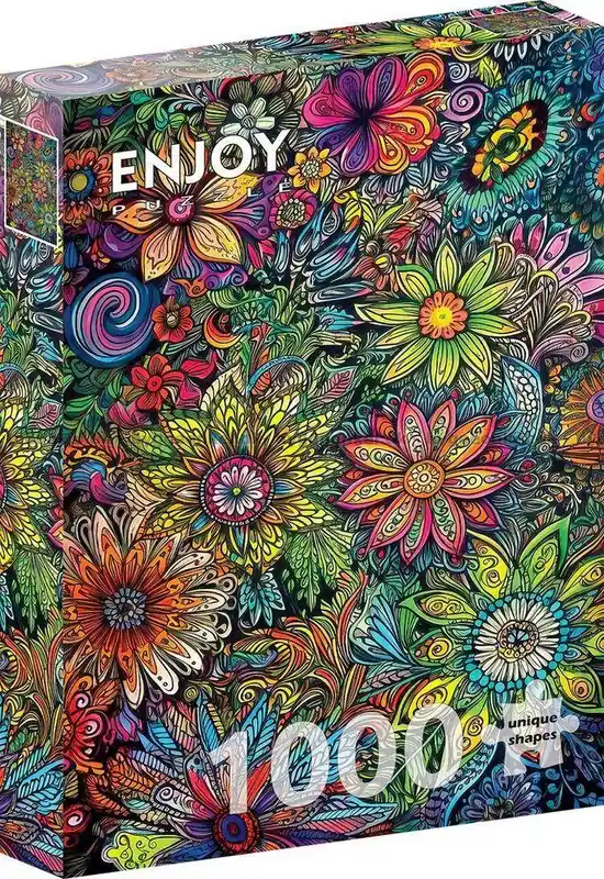 Finns nu - Färgsprakande blomsterfest, 1000 bitar