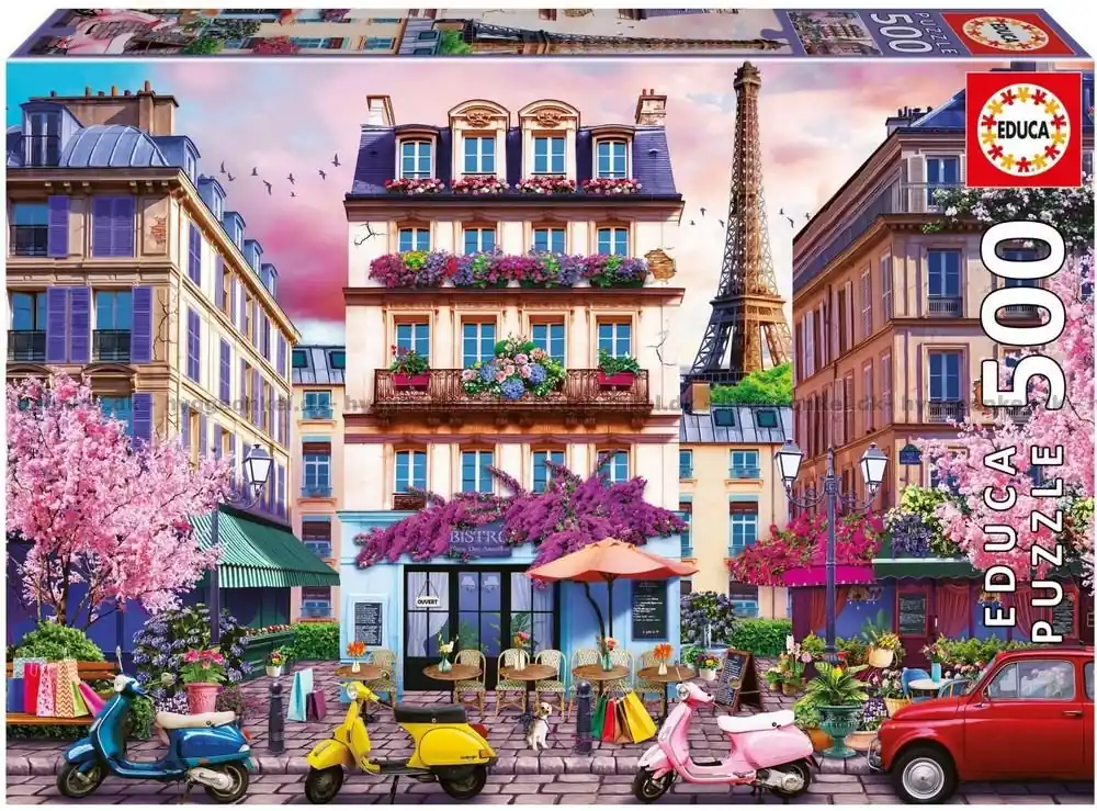 Gatuliv i Paris, 500 bitar | Sänkt pris