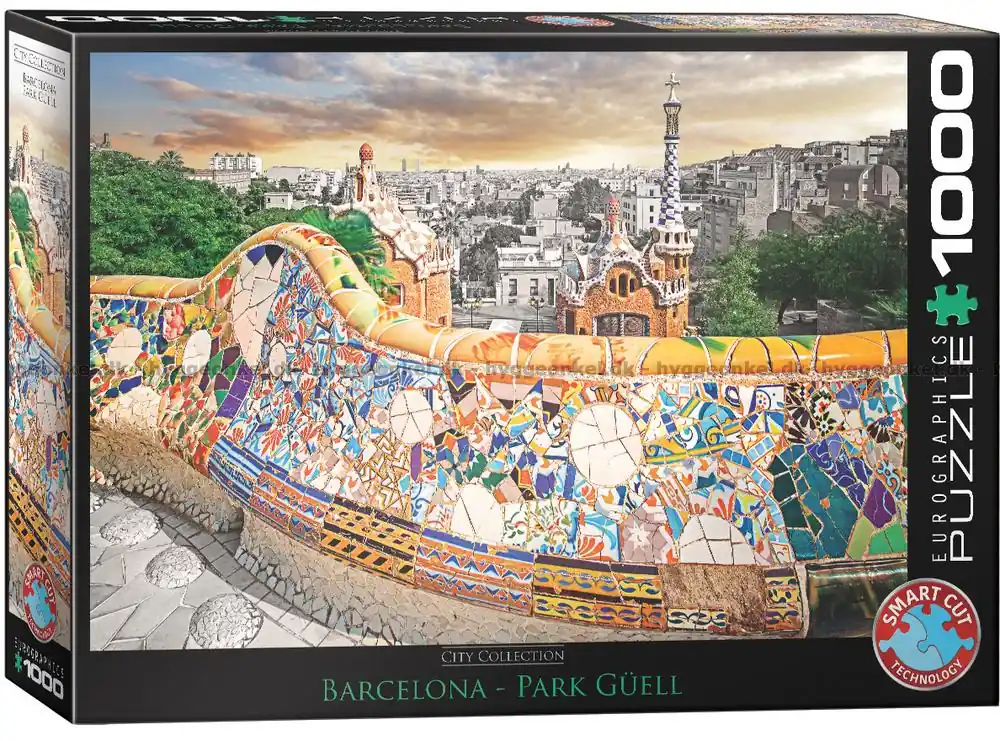 Expressfrakt | Gaudi Park Güell, Barcelona - Spanien, 1000 bitar