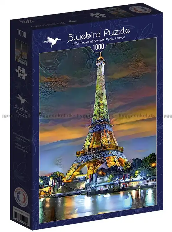 Snabb leverans - Gavidia Eiffeltornet, Paris, 1000 bitar