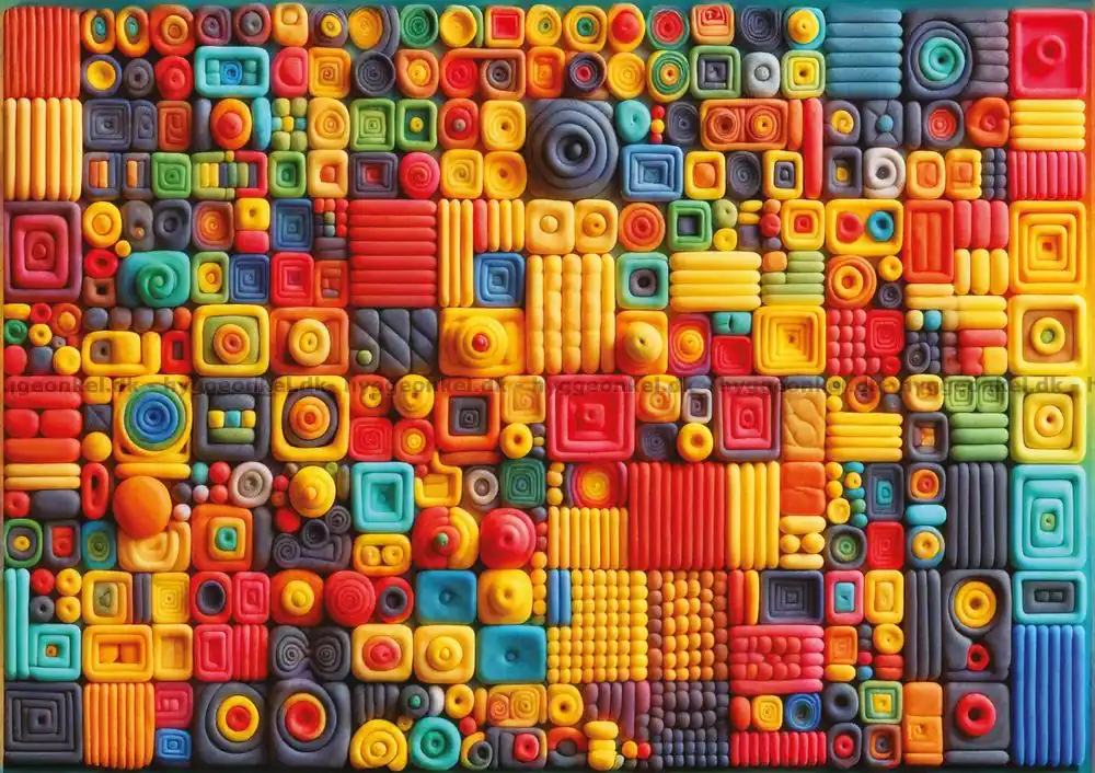 Kan beställas | Geometriskt vansinne, 1000 bitar
