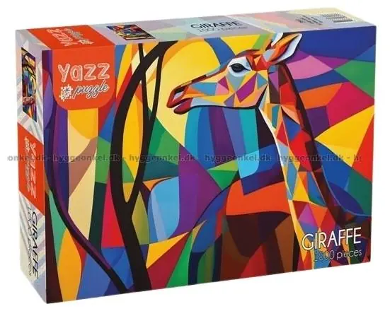 Deal - Giraff i färgglada landskap, 1000 bitar
