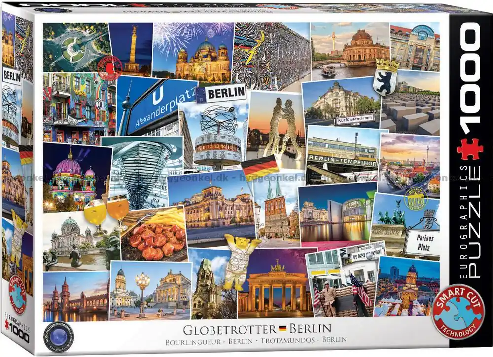 Professionell kvalitet | Globetrotter Berlin, 1000 bitar