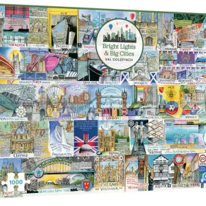 Dagens deal - Goldfinch England från A-Z, 1000 bitar