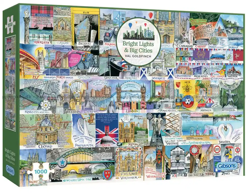 Dagens deal - Goldfinch England från A-Z, 1000 bitar