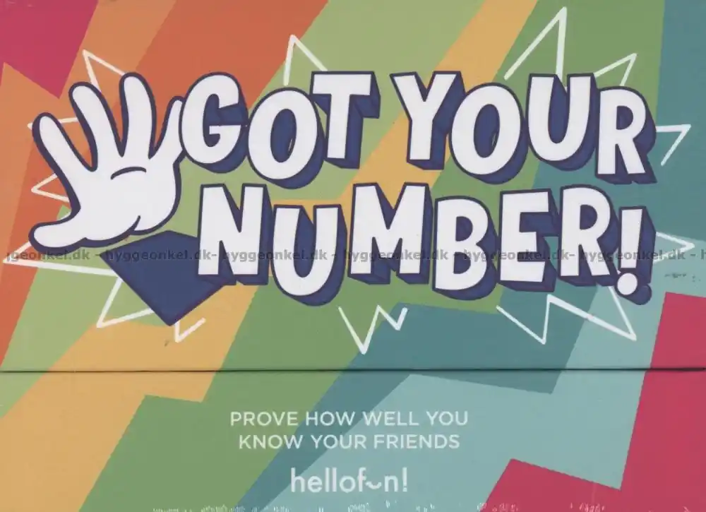 Got your number | Begränsat lager