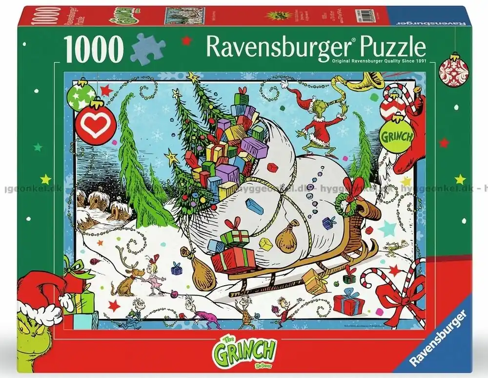 Grinchen, 1000 bitar - Enkel beställning