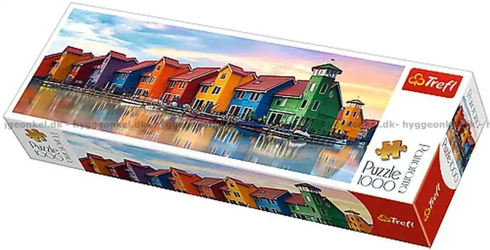 Skynda dig | Groningen, Holland - Panorama, 1000 bitar