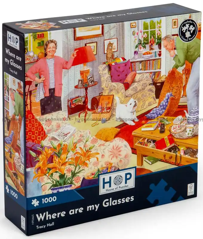Bara denna vecka - Hall Var är mina glasögon?, 1000 bitar