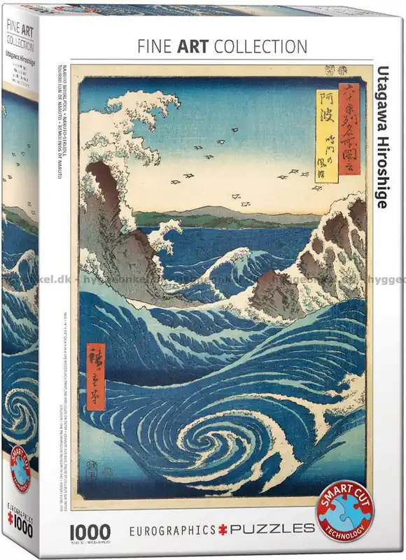 Få kvar i lager | Hiroshige Naruto Whirlpool, 1000 bitar