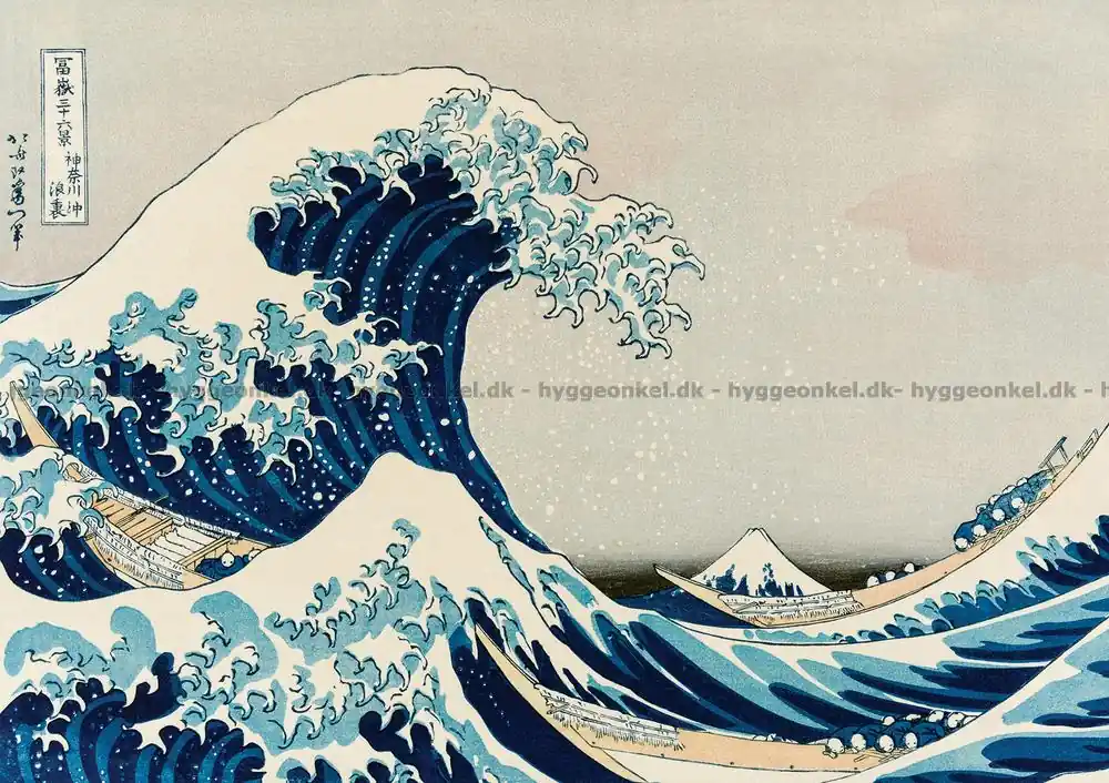 Hokusai Den stora vågen, Kanagawa, 1000 bitar | Toppkvalitet