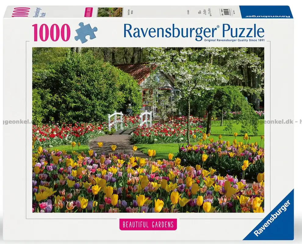 Precis tillagt | Holland Keukenhof blomsterpark, 1000 bitar