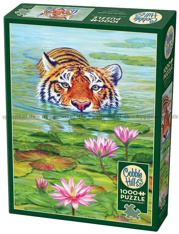 Hoselton Tiger blan näckrosor, 1000 bitar - Reapris