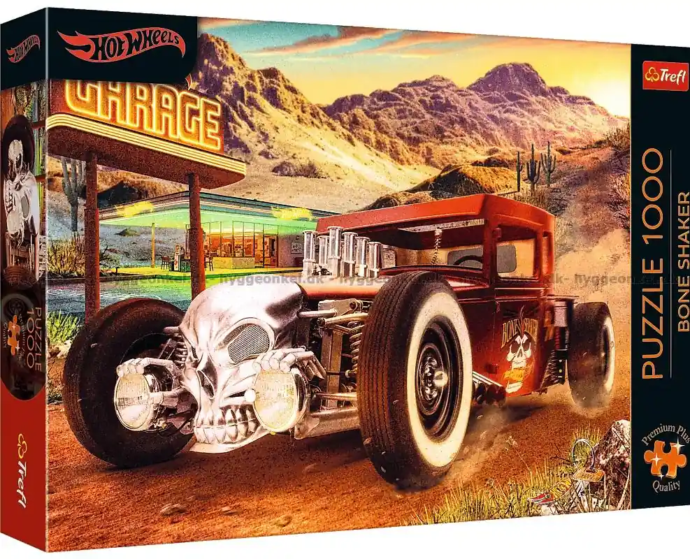 Hot Wheels Vild fart i öknen, 1000 bitar - Professionell kvalitet