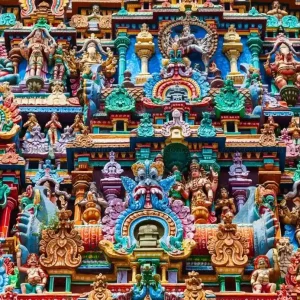 Bra pris - Indien Hinduiskt tempel, 1000 bitar