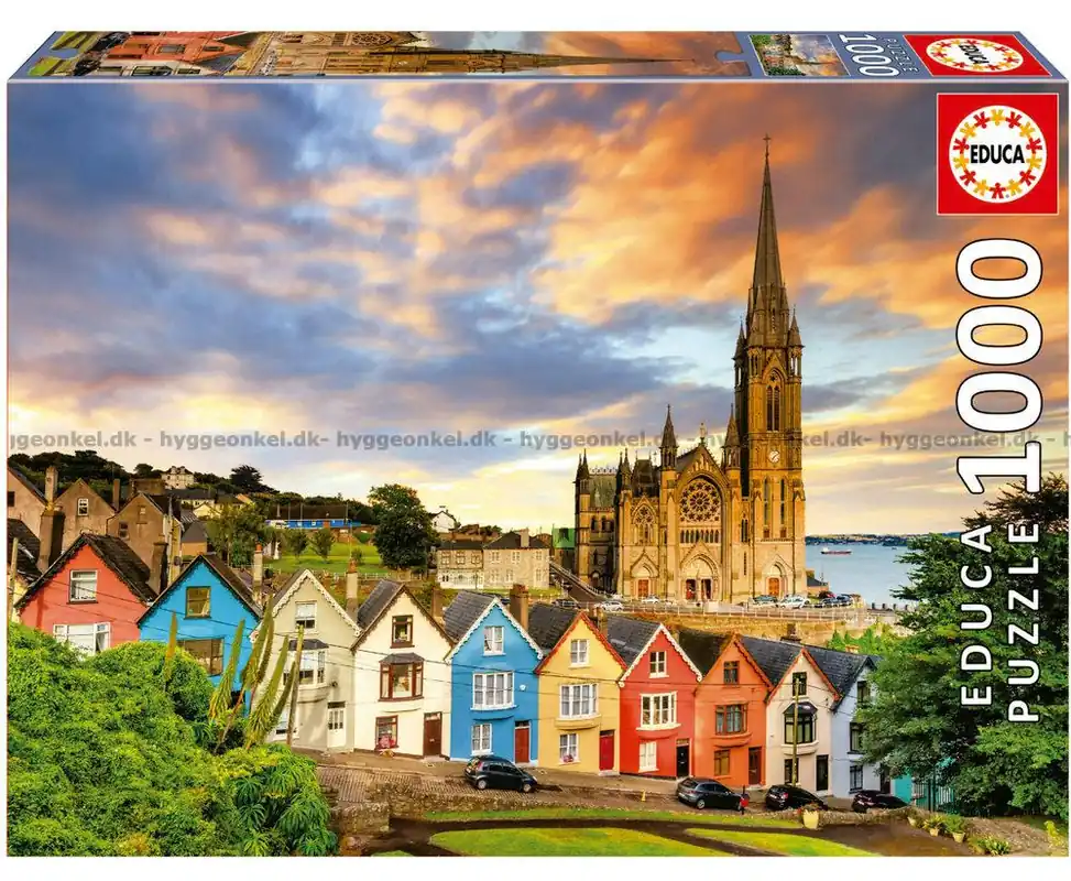 Irland Katedralen i Cobh, 1000 bitar - Få kvar i lager